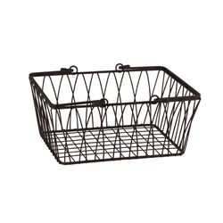 Spectrum Twist 10 in. L X 11 in. W X 5.25 in. H Brown Storage Basket