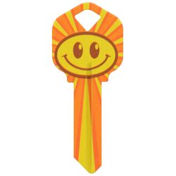 HILLMAN Wackey Smiley Face House/Office Universal Key Blank Single