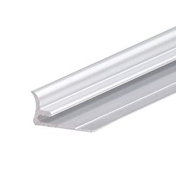 M-D Building Products 0.375 in. H X 0.812 in. W X 96 in. L Satin Clear Silver Aluminum Cove Molding