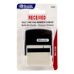 Bazic Products Received Self Ink Stamp Plastic 1 pc