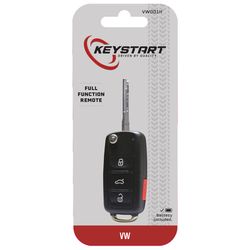 KeyStart VW001 Advanced Security Automotive Flip Key For Volkswagen