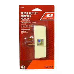 Ace Polarized 3 outlets Adapter 1 pk