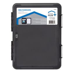 Home Plus Letter Size Plastic Side Opening Storage Clipboard