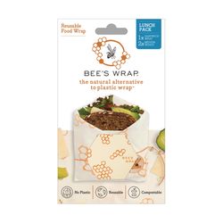 Bee's Wrap 1 each Golden, yellow, natural Food Wrap 3 pk