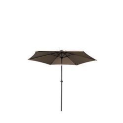 Living Accents 9 ft. Tiltable Taupe Market Umbrella