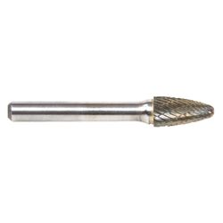 Forney 3/8 in. D X 2.5 in. L Tree Burr Tungsten Carbide 1 pc