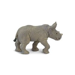 Safari Ltd. Wild Safari White Rhino Baby Toy Gray