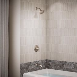 Kohler Facile Vibrant Brushed Nickel Tub and Shower Faucet