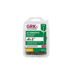 GRK Fasteners No. 8 in. X 2 in. L Star Trim Head W-Cut Trim Screws