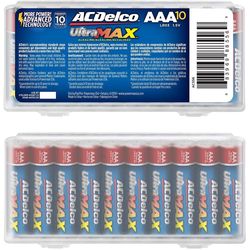 ACDelco UltraMax AAA Alkaline Batteries 10 pk Clamshell