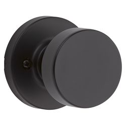 Kwikset 2.58 in. L Matte Black Metal Door Handle