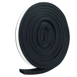 Frost King Black EPDM Rubber Foam Weather Seal For Doors and Windows 10 ft. L X 0.32 in.