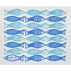 wet-it! Fiber Blend Super Absorbent Cloths 6.75 in. W X 8 in. L 1 pk