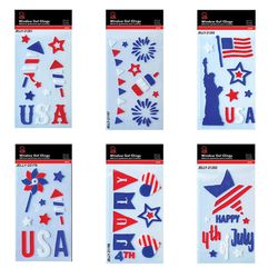Chef Craft Independence Day Window Gel Cling 1 each