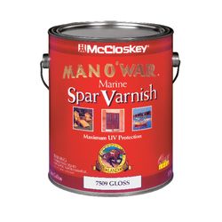 McCloskey Man O' War Gloss Clear Oil-Based Marine Spar Varnish 1 gal
