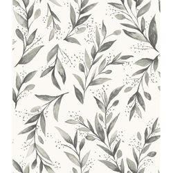 Magnolia Home by Joanna Gaines 20.5 in. W X 216 in. L Olive Branch Peel and Stick Wallpaper