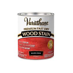 Varathane Semi-Transparent Barn Red Oil-Based Urethane Modified Alkyd Wood Stain 1 qt