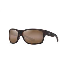 Maui Jim Ano Nui Sunglasses Men's Matte Dark Havana Frame HCL Bronze Lens Polarized