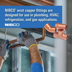 NIBCO 1 in. Sweat in. X 3/4 in. D Sweat in. Copper Reducing Coupling 1 pk