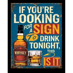 Desperate Enterprises 16 in. H X 12.5 in. L Tin Sign