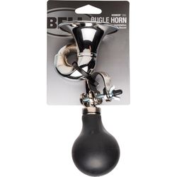 Bell Sports Honker 300 Steel Bugle Horn Silver/Black