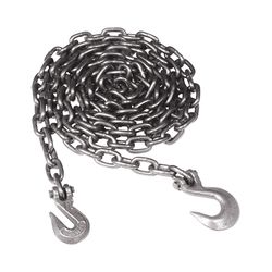 Koch Industries .375 in. Welded Carbon Steel Log Chain Assembly .375 in. D X 14 ft. L