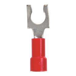 Jandorf 22-18 Ga. Insulated Wire Spade Terminal Red 5 pk