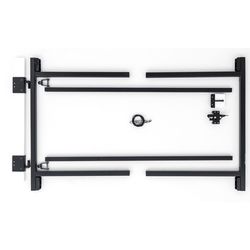Adjust-A-Gate 1.25 in. L Black Steel Adjustable Gate Kit 1 pk
