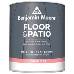 Benjamin Moore Floor & Patio Gloss Base 1 Enamel Paint 1 qt