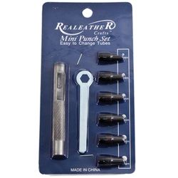 Realeather Crafts Steel Punch Set 8 pc