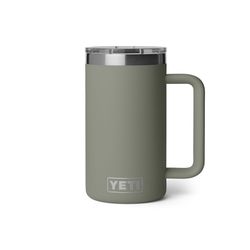 YETI Rambler 24 oz Pampa Green BPA Free Ceramic Lined Mug with MagSlider Lid