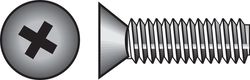 HILLMAN No. 8-32 Ga. X 3 in. L Phillips Flat Head Zinc-Plated Steel Machine Screws 1 pk