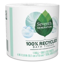Seventh Generation Toilet Paper 1 Rolls 500 sheet