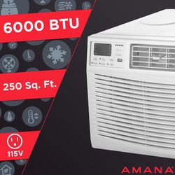 Amana 6000 BTU 115 V Window Air Conditioner w/Remote 250 sq ft