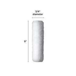 Wagner Smart Polyester 9 in. W X 3/4 in. Paint Roller Cover 1 pk
