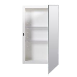 Zenna Home 26 in. H X 16 in. W X 4-1/2 in. D Rectangle Medicine Cabinet/Mirror