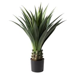 Glitzhome Green Plastic 61 in. H X 39.25 in. L X 25.5 in. W Artificial Potted Plant