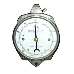 Zenport Silver/White Analog Hanging Scale 50 lb
