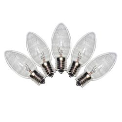 Holiday Bright Lights Incandescent C9 Clear 25 ct Replacement Christmas Light Bulbs 0.08 ft.