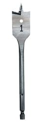 Milwaukee 1 in. X 6 in. L Heat-Treated Steel Flat Boring Bit Quick-Change Hex Shank 1 pc