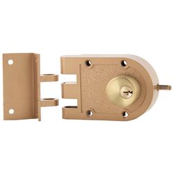 Ace Gold Painted Zinc Double Cylinder Lock