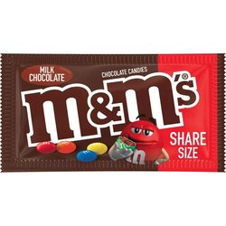 M&M's Milk Chocolate Chocolate Candies 3.14 oz