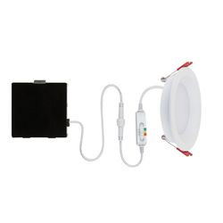 Globe Electric Ultra Slim Energy Star Frost White 4 in. W Metal LED Recessed Lighting Kit 9 W