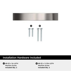 Amerock Contemporary Arch Cabinet Pull 3 in. Satin Nickel Silver 1 pk