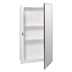 Zenna Home 26.13 in. H X 16.13 in. W X 4-1/2 in. D Rectangle Medicine Cabinet/Mirror