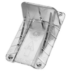 Amerimax 2.63 in. H X 3.5 in. W X 6 in. L Clear Polycarbonate Snow Guard