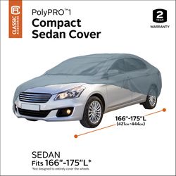 Classic Accessories Gray Car Cover 1 pk