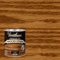 Varathane Premium Semi-Transparent Golden Oak Oil-Based Urethane Modified Alkyd Wood Stain 1 qt