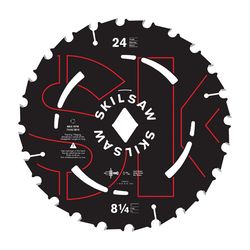 SKIL 8-1/4 in. D X 13/16 in. Carbide Tipped Steel Circular Saw Blade 24 teeth 1 pc