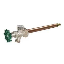 Prier 1/2 in. PEX in. Anti-Siphon Brass Freezeless Wall Hydrant